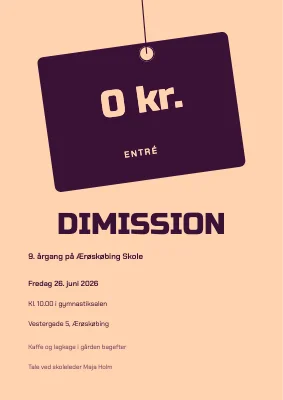Dimission — 9. årgang i Ærøskøbing