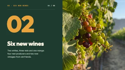Page 4 of Wine list — new wines team briefing