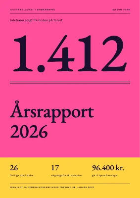 Årsrapport — juletræssalg