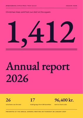 Annual report — Christmas tree sale