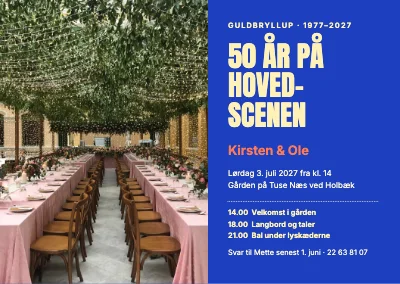 Guldbryllup — 50 år på hovedscenen