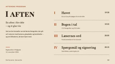 Side 2 af Bogpræsentation — fotohistorie