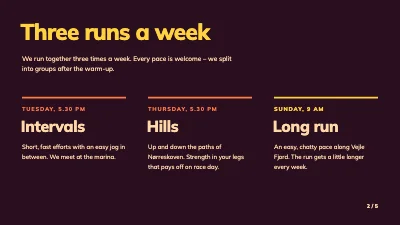 Page 2 of Running club — half marathon training plan