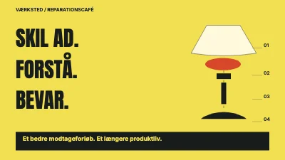 Skil ad. Forstå. Bevar.
