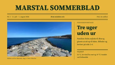 Sommerferiefotos — familiens egen avis