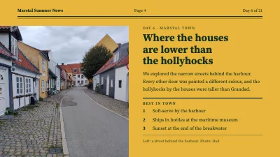 Page 4 of Summer holiday photos — the family newspaper