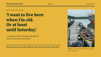 Page 6 of Summer holiday photos — the family newspaper
