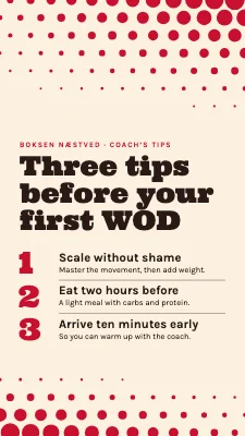 Training box — three good tips