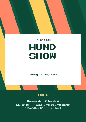 Hundeshow — ring et, Helsingør