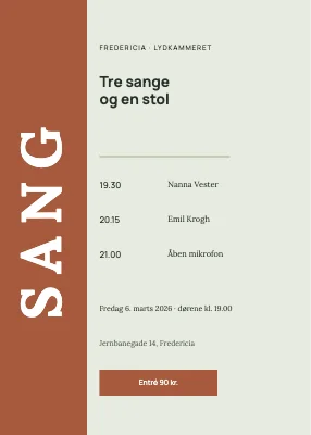Singer-songwriter i Fredericia