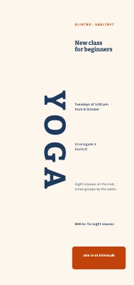 New yoga class — Klintro Ebeltoft
