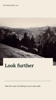 Look further · Panoramic card