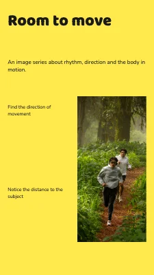 Room to move · graphic field guide