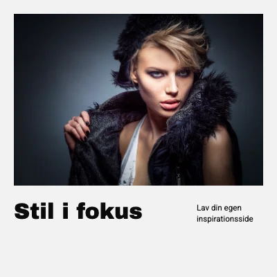 Stil i fokus · Moderne portræt