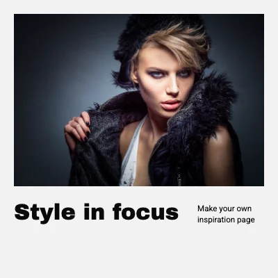 Style in focus · modern profile