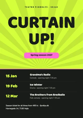 Theatre — spring season