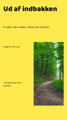 Ud af indbakken · Grafisk feltguide