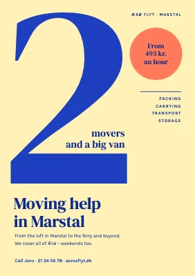Moving help — two movers and a van