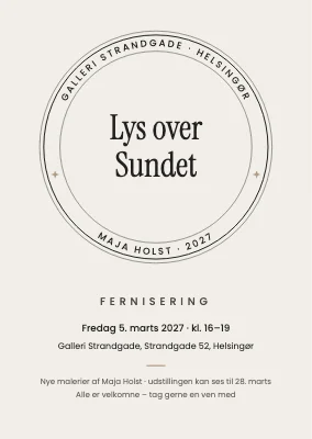 Fernisering i Helsingør — invitation
