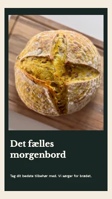 Det fælles morgenbord · Bogomslag