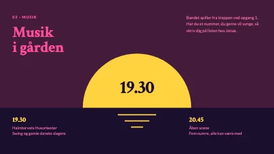 Side 5 af Sommerfest i gården — dagens program