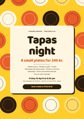 Tapas night — small plates