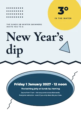 Winter swimming — New Year’s dip