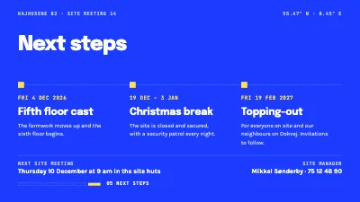 Page 6 of Building project — status meeting