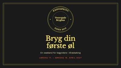 Ølbrygning for begyndere — brygweekend