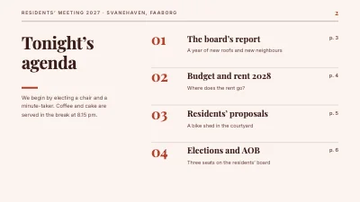 Page 2 of Residents’ meeting — housing estate