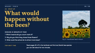 Page 6 of Biology lesson — pollination