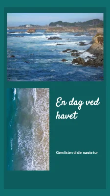 En dag ved havet · Weekendpostkort