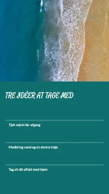 Side 2 af En dag ved havet · Weekendpostkort