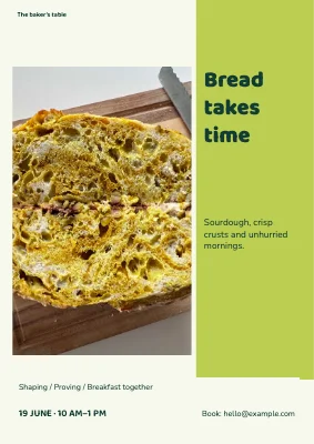 Bread takes time