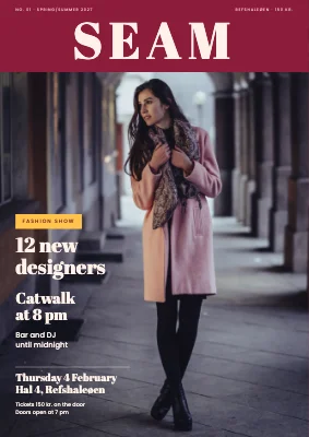 Fashion show — magazine cover