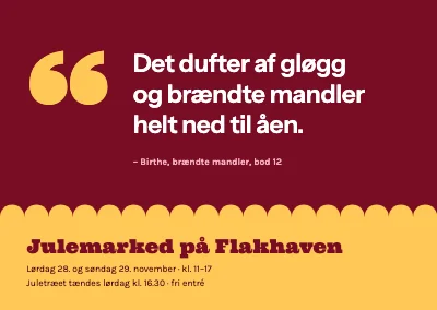 Julemarked — stadeholderens citat