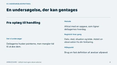 Side 2 af Læring i små skridt
