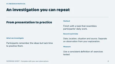 Page 2 of Learning in small steps