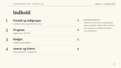 Side 2 af Eventplan — byfest i Hillerød