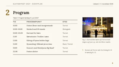 Side 4 af Eventplan — byfest i Hillerød