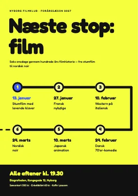 Filmklub — sæsonprogram som rutelinje