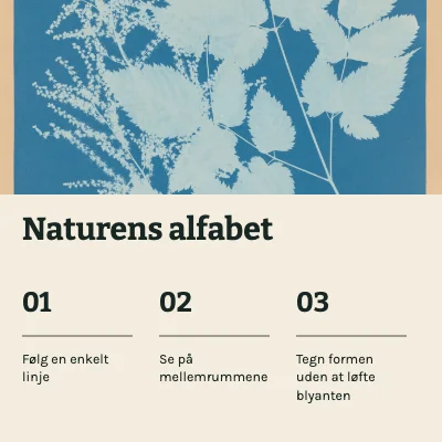 Naturens alfabet · Billedopskrift