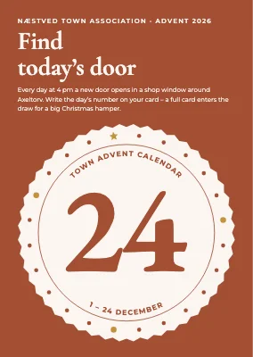 Town advent calendar — seal with 24 doors