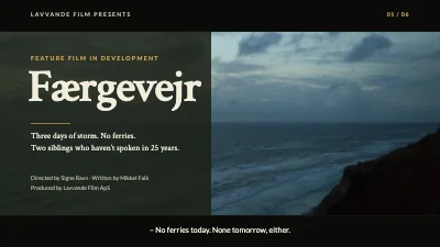 Film pitch — feature film on Ærø