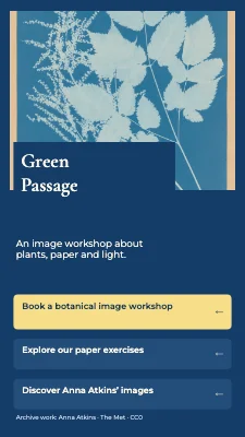 Green Passage — Botanical image workshop