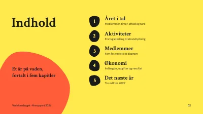 Side 2 af Årsrapport — naturforening ved Vadehavet