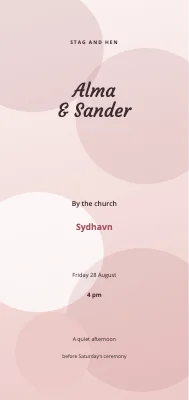 Stag and hen by the church — Alma and Sander, Sydhavn