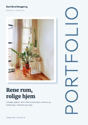 Portfolio — rengøringsfirma