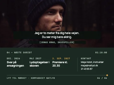 Side 6 af Teaterpitch — lydforestilling i skoven