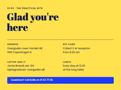 Page 6 of Onboarding — welcome for new starters